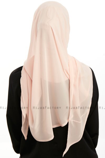 Eylem - Abrikoos One Piece Chiffon Hijab