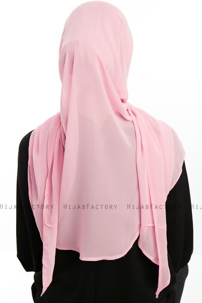 Sahar - Roze One Piece Chiffon Hijab