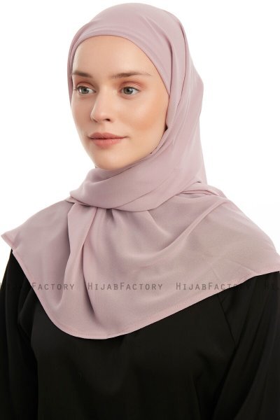 Sahar - Purper One Piece Chiffon Hijab