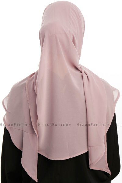 Sahar - Purper One Piece Chiffon Hijab