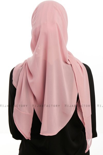 Sahar - Donker Roze One Piece Chiffon Hijab