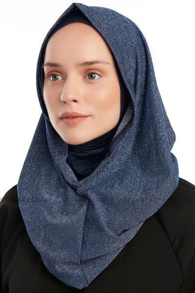 Taliah - Marineblauw One Piece Hijab
