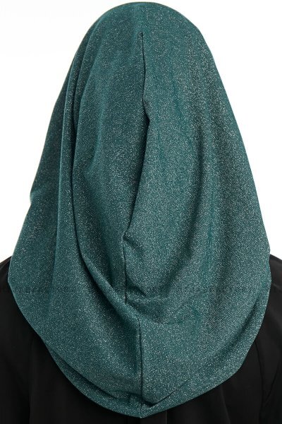 Taliah - Donkergroen One Piece Hijab