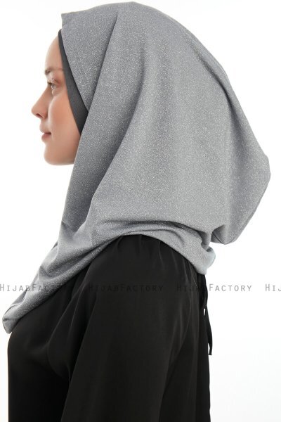 Taliah - Lichtgrijs One Piece Hijab