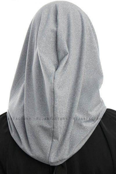 Taliah - Lichtgrijs One Piece Hijab