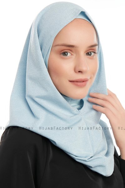 Taliah - Lichtblauw One Piece Hijab