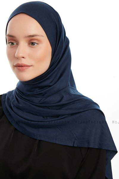 Vesile - Marineblauw One-Piece Hijab
