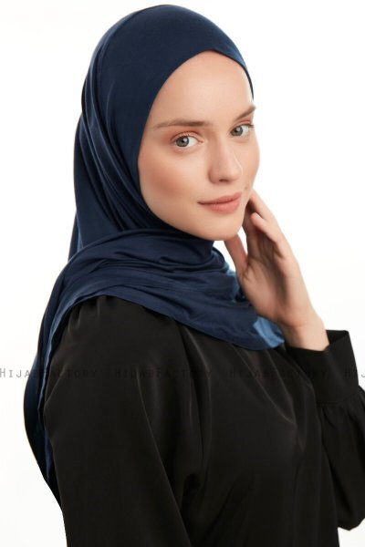 Vesile - Marineblauw One-Piece Hijab