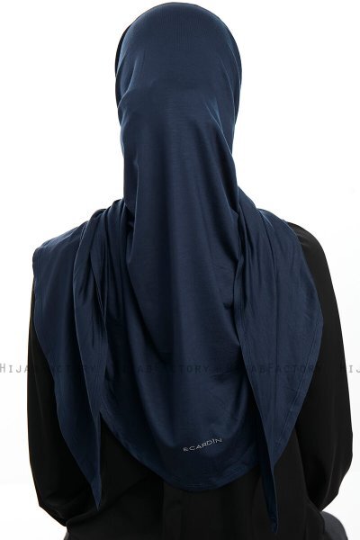Vesile - Marineblauw One-Piece Hijab