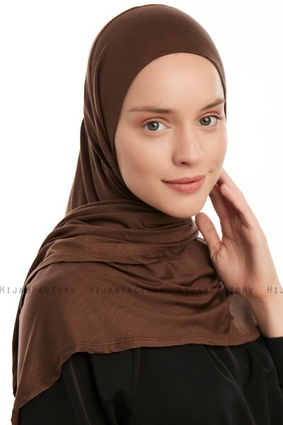 Vesile - Bruin One-Piece Hijab