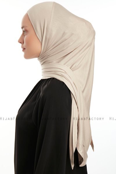 Vesile - Licht Taupe One-Piece Hijab