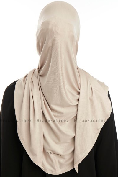 Vesile - Licht Taupe One-Piece Hijab