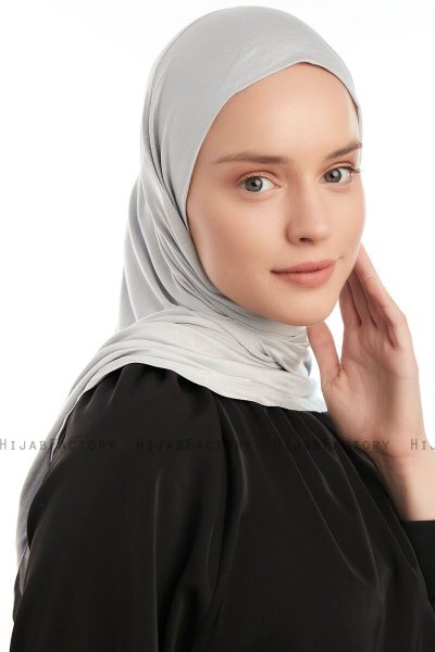 Vesile - Lichtgrijs One-Piece Hijab