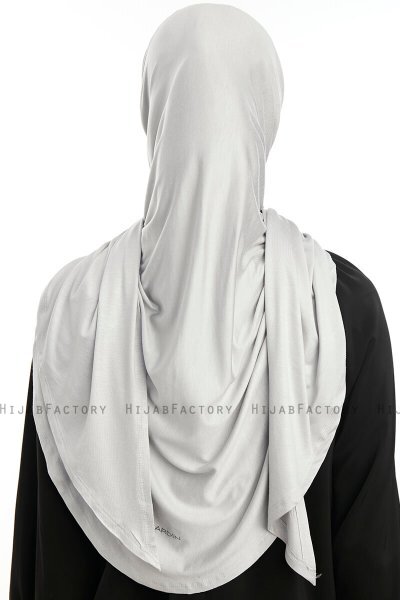 Vesile - Lichtgrijs One-Piece Hijab