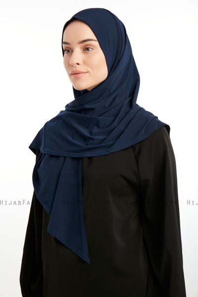 Nermin - Marineblauw Sandy Scarfs Hijab