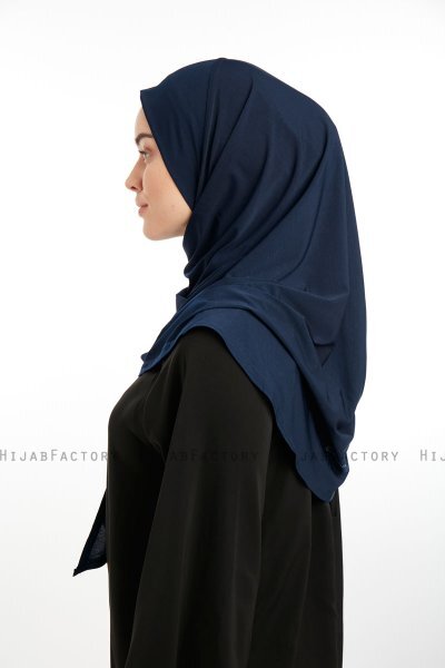 Nermin - Marineblauw Sandy Scarfs Hijab