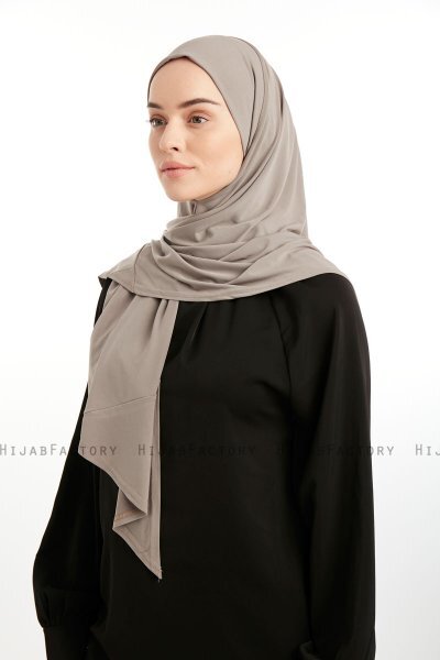 Nermin - Donker Taupe Sandy Scarfs Hijab