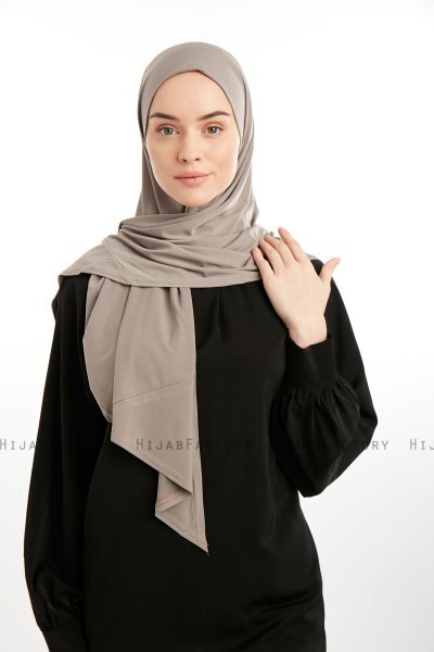 Nermin - Donker Taupe Sandy Scarfs Hijab