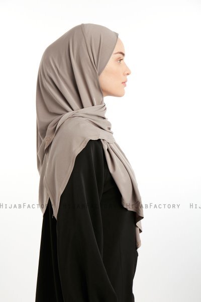 Nermin - Donker Taupe Sandy Scarfs Hijab