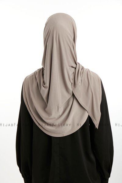 Nermin - Donker Taupe Sandy Scarfs Hijab