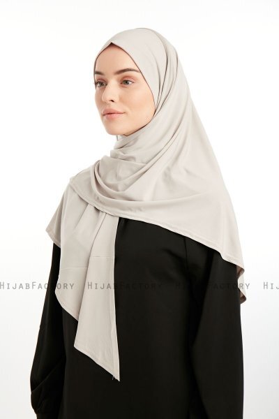 Nermin - Licht Taupe Sandy Scarfs Hijab