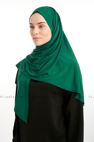 Nermin - Donkergroen Sandy Scarfs Hijab