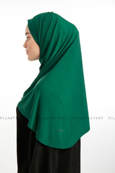 Nermin - Donkergroen Sandy Scarfs Hijab