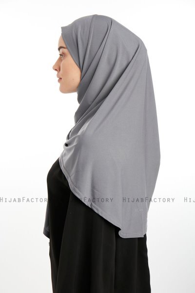 Nermin - Donker Grijs Sandy Scarfs Hijab