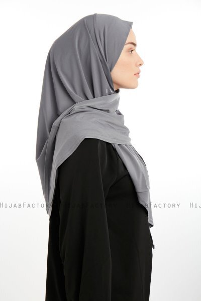 Nermin - Donker Grijs Sandy Scarfs Hijab