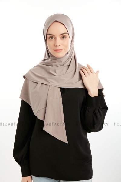Nermin - Steen Grijs Sandy Scarfs Hijab