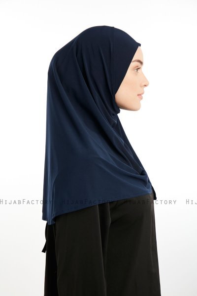Ilay - Marineblauw Sandy Turban Hijab