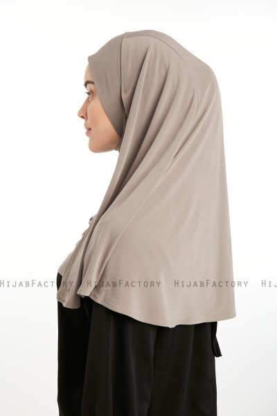 Ilay - Donker Taupe Sandy Turban Hijab
