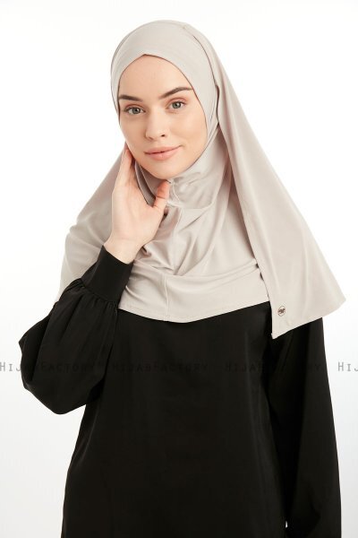Ilay - Licht Taupe Sandy Turban Hijab