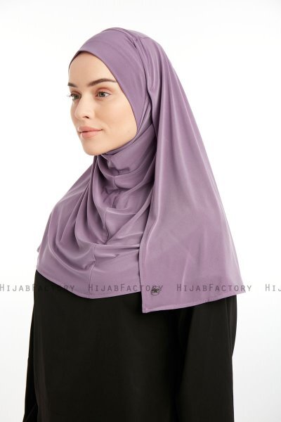 Ilay - Donkerpaars Sandy Turban Hijab