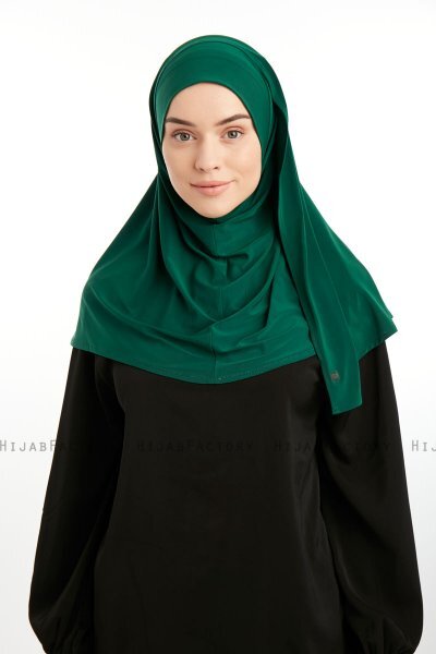Ilay - Donkergroen Sandy Turban Hijab