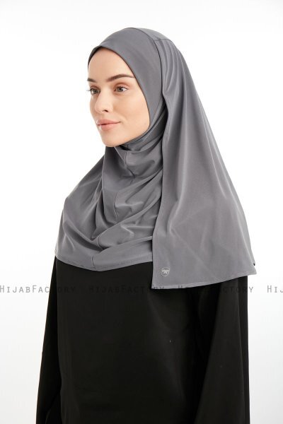 Ilay - Donker Grijs Sandy Turban Hijab