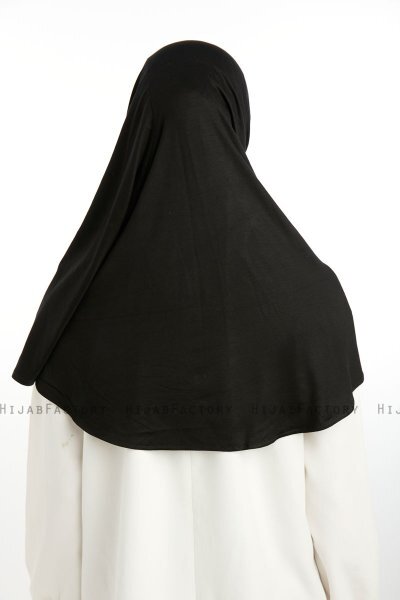 Feriha - Zwart Viscose Turban Hijab