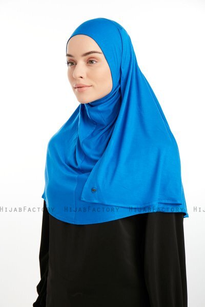 Feriha - Blauw Viscose Turban Hijab