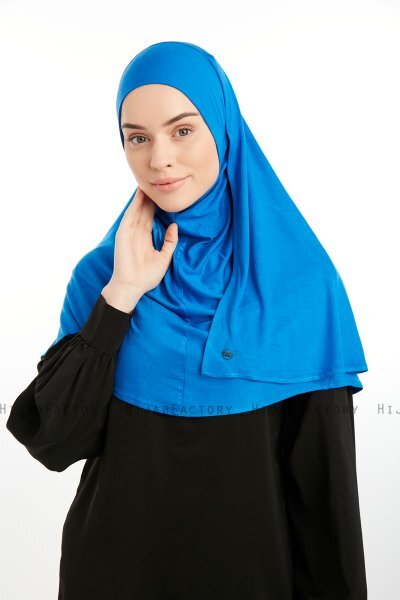 Feriha - Blauw Viscose Turban Hijab