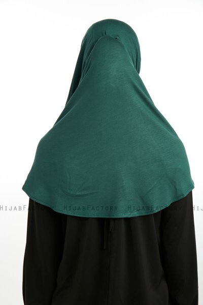 Feriha - Donkergroen Viscose Turban Hijab