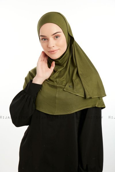 Feriha - Khaki Viscose Turban Hijab