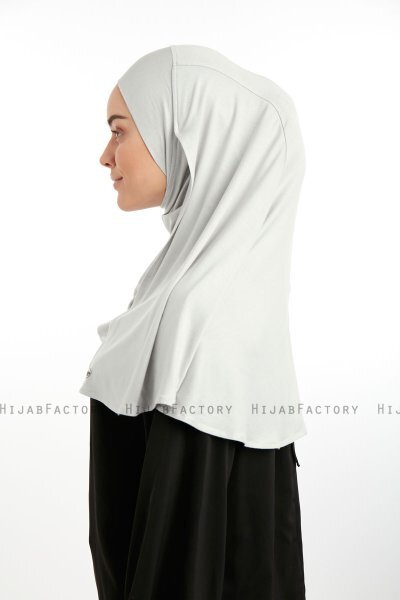 Feriha - Lichtgrijs Viscose Turban Hijab