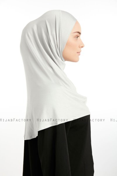 Feriha - Lichtgrijs Viscose Turban Hijab