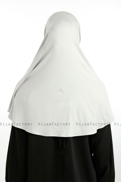 Feriha - Lichtgrijs Viscose Turban Hijab