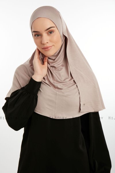 Feriha - Steen Grijs Viscose Turban Hijab