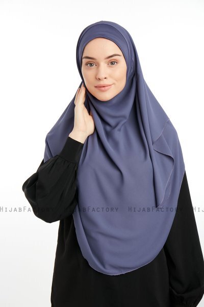 Bengi - Royal Blue Micro Krep Turban Hijab