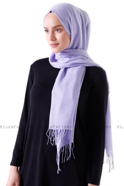 Demet - Lichtpaars Pashmina Hijab