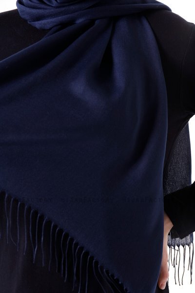 Demet - Marineblauw Pashmina Hijab