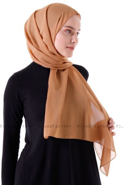 Hadise - Mosterd Chiffon Hijab