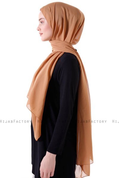 Hadise - Mosterd Chiffon Hijab